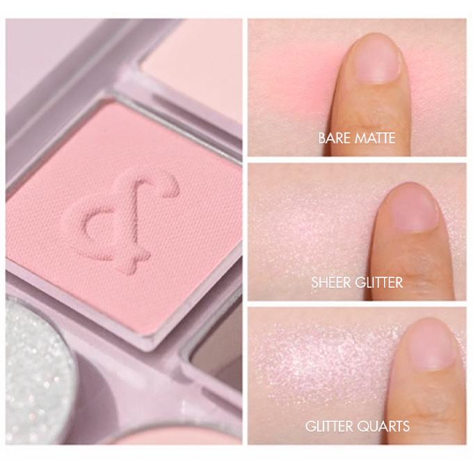 【ポイント5倍UP】韓国コスメ アイシャドウ パレット ROMAND ロムアンド ベアーレイヤー パレット 2色 マルチパレット グリッターシャドウ チーク | rom＆nd | 10