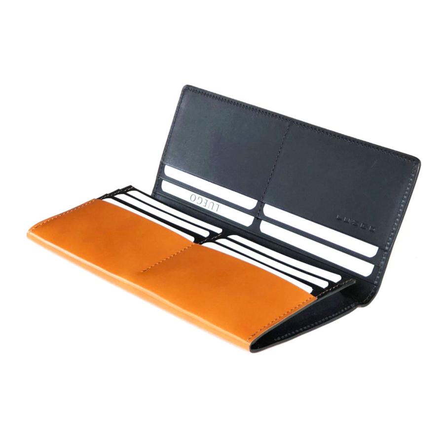 コードバン 本コバ磨き 長財布 小銭入れなし |日本製財布 LUEGO  