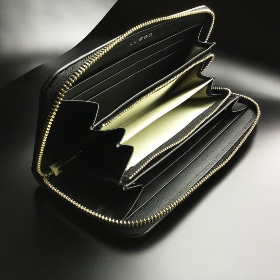 米沢牛革 ラウンド長財布 日本製財布 LUEGO(ルエゴ)公式の画像