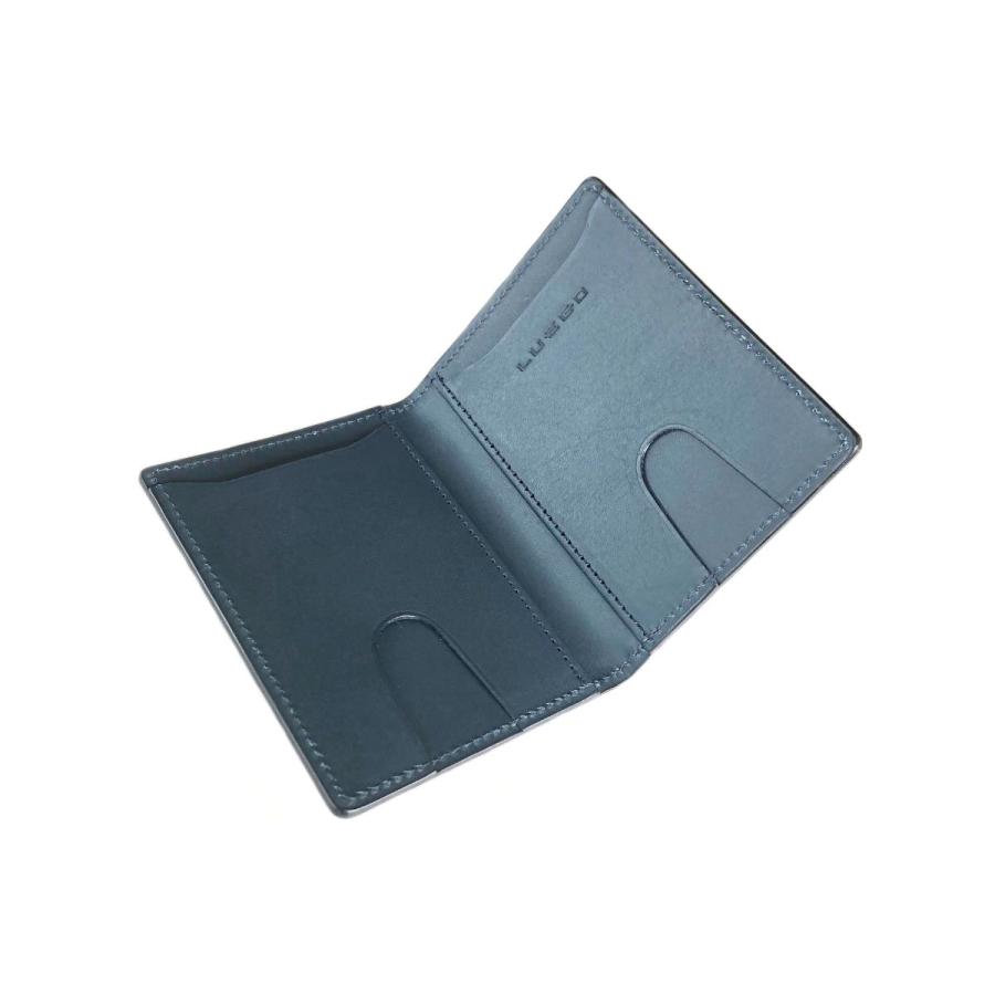 本コバ磨き コードバン パスケース 定期入れ 日本製財布 LUEGO(ルエゴ