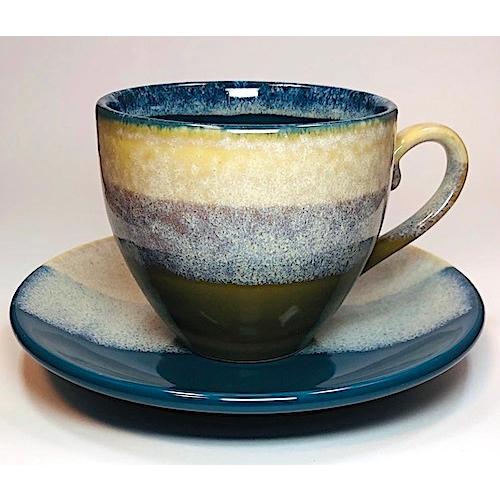 Glaze Works カップ&ソーサー 日本製 Glaze Works 無地 美濃焼 コーヒー　カフェ　おしゃれ　雑貨　 |  | 01