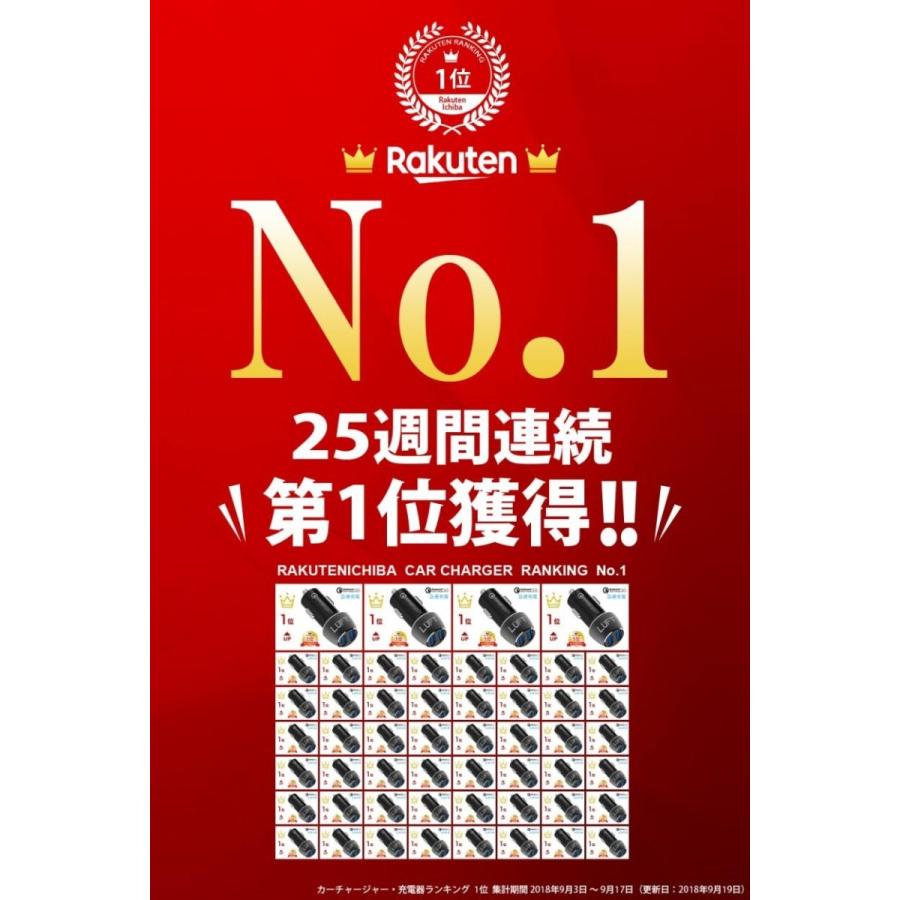 シガーソケット USB カーチャージャー 2ポート付き 急速充電 車載充電器 LUFT | LUFT（カー用品） | 03