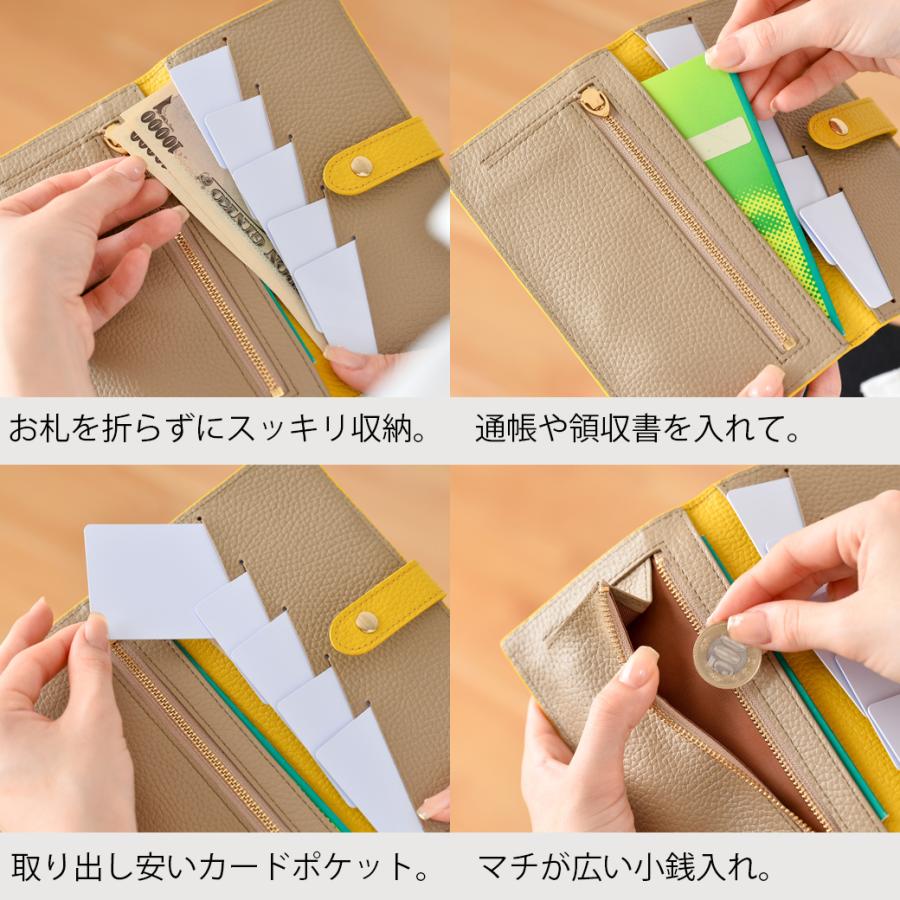 博多の森レザー 薄い 長財布 本革 二つ折り レディース