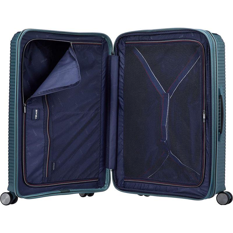 ベラージ スーツケース ファスナー エキスパンダブル ダイヤルTSAロック ダブルキャスター Rome-M 63L 3.5kg グリーン スーツケース ファスナー エキスパンダブル ダイヤルTSAロック ダブルキャスター Rome 63L 5kg グリーン