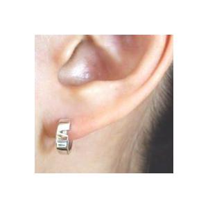 フープピアス K18YG PG WG pt900 0.02ct 一粒ダイヤモンド SIクラス