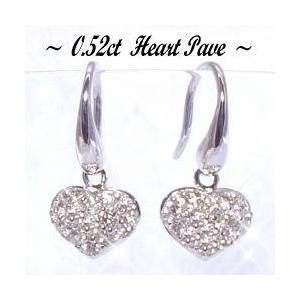 フックピアス あすつく【高級仕様K18WG(約)2.85g】K18YG PG WG 0.52ct 