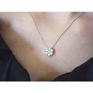 ペンダントネックレス あすつくK18YG PG WG 0.2ct フラワー