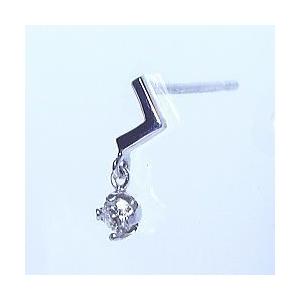 ダイヤモンドピアス あすつく 大特価 pt900 0.1ct 一粒ダイヤモンド