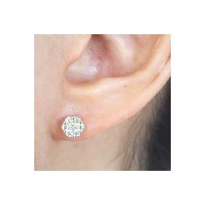 ダイヤモンドピアス あすつく【完全無色透明 Fカラー】pt900 0.3ct