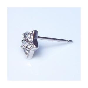 ダイヤモンドピアス あすつく【完全無色透明Gカラー】pt900 0.24ct 