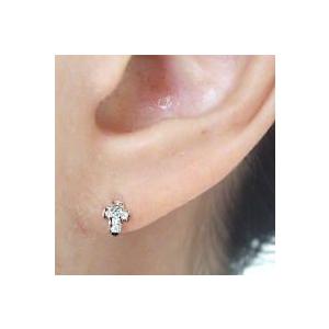 ダイヤモンドピアス あすつく 大特価 pt900 K18YG PG 0.06ct 
