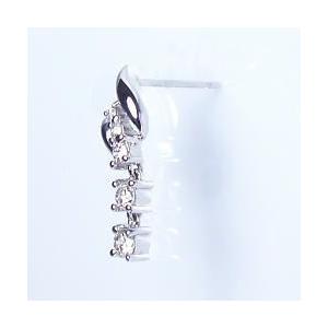 ダイヤモンドピアス pt900 K18YG PG 0.5ct ダイヤモンド
