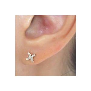 ダイヤモンドピアス あすつく 大特価 pt900 K18YG 0.14ct ダイヤモンド  
