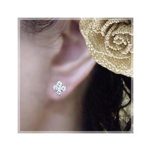 ダイヤモンドピアス あすつく 大特価 K18YG PG WG 0.5ct フラワー