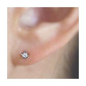 ダイヤモンドピアス あすつく【完全無色透明Gカラー】pt900 0.1ct