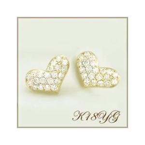 ダイヤモンドピアス【高級仕様K18WG(約)1.90g】K18YG PG WG 0.5ct 