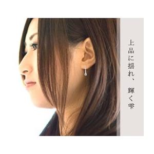 スウィングピアス 大特価 K18YG PG WG 0.16ct ペアシェイプ ダイヤ 