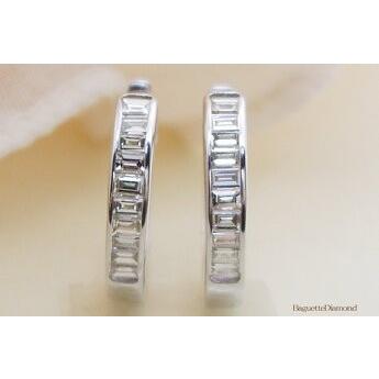 K18YG PG WG ピアス 釘 リングピアス ダイヤモンド 18k フープ ジュエリーフィガロ K18 YG ダイヤモンド フープピアス 中折れ式