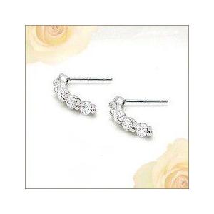 ダイヤモンドピアス 高級【完全無色透明Fカラー】pt900 1.0ct