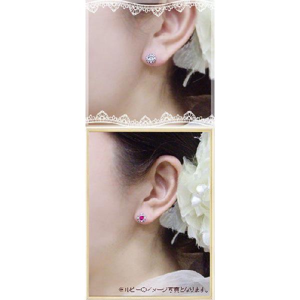 ダイヤモンドピアス【完全無色透明Fカラー・高級仕様】K18YG PG WG