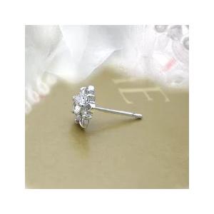 ダイヤモンドピアス PT900 0.3ct スターダイヤモンドピアス『Star』SI 