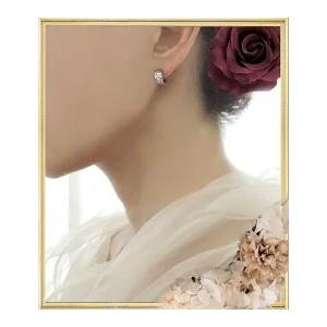 pt900 ダイヤモンド　クロス　フープピアス 豪華☆pt900【0.2ct】ダイヤモンドフープピアス『Cross』クロスフープ