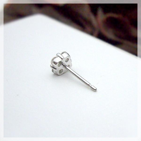 ダイヤモンドピアス あすつく【完全無色透明Fカラー】pt900 0.3ct