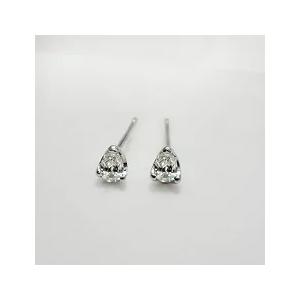 美品 Pt900 ダイヤ ピアス 透かし模様 しずく型 刻印有 クリーニング済 楽天市場】pt900【0.2ct】ペアシェイプ 雫 ダイヤモンドピアス『Atiran
