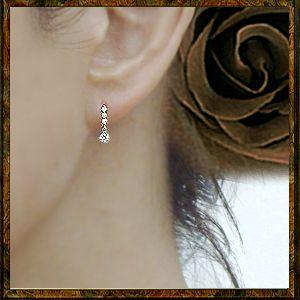 スウィングピアス あすつく 大特価 K18YG PG WG 0.24ct ダイヤモンド  