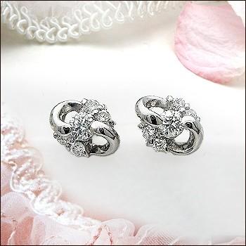 ダイヤモンドピアス あすつく 大特価 K18YG PG WG 0.16ct