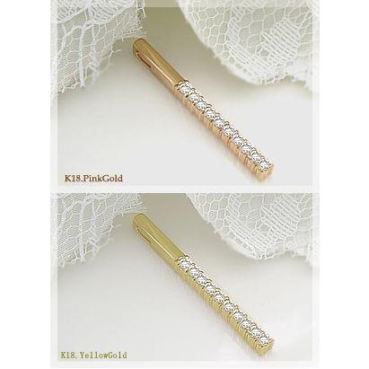 ダイヤモンドネックレス あすつく【高級台座K18WG(TOP)約1.20g】K18YG 