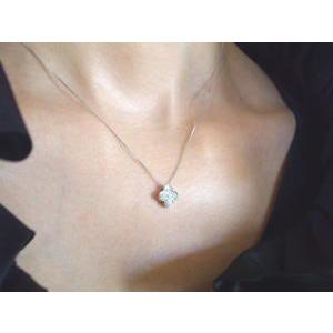 ペンダントネックレス【完全無色透明Fカラー】豪華 pt900 0.14ct 