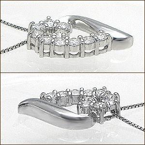 ペンダントネックレス あすつく【完全無色透明Fカラー・高級仕様PT900 