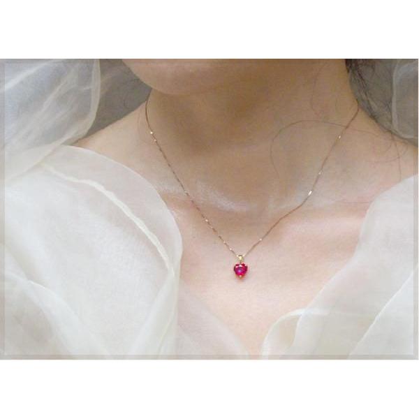 ペンダントネックレス あすつく 大特価 K18PG 1.20ct ハート