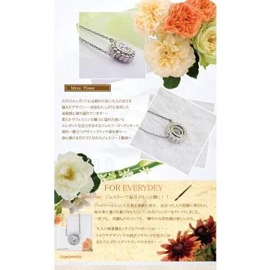 ペンダントネックレス【完全無色透明Gカラー・高級仕様PT900(TOP約