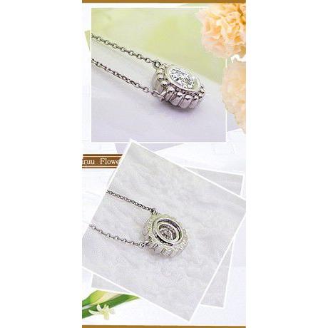 ペンダントネックレス【完全無色透明Gカラー・高級仕様K18YG(TOP約)1.30g】K18YG PG WG 0.3ct ダイヤモンド ミルウチ SIクラス Gカラー 無色透明 GOOD〜VERYGOOD_1