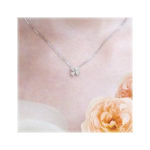 ペンダントネックレス K18YG PG WG 0.27ct ペアシェイプ 雫 