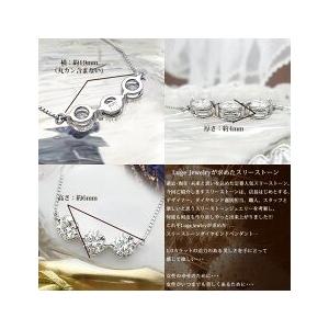 ペンダントネックレス【完全無色透明Fカラー】鑑別書付 pt900 K18Yg PG 
