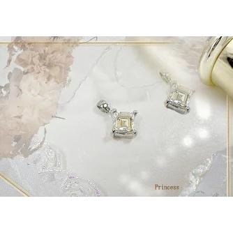 ペンダントネックレス 中央宝石研究所 鑑定書付 PT900 K18YG/PG 0.3ct 