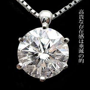 ペンダントネックレス pt900 0.7ct〜0.80ct 一粒ダイヤモンド SI