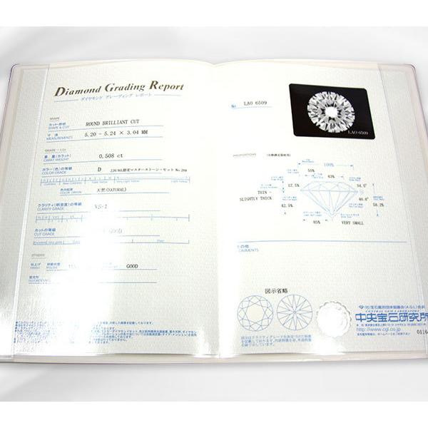 ペンダントネックレス あすつく 中央宝石研究所 鑑定書 鑑定シート 