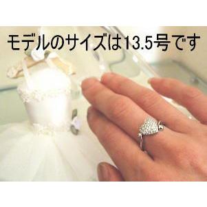 ダイヤモンドリング【完全無色透明Fカラー・高級仕様PT900(11号)約6.60