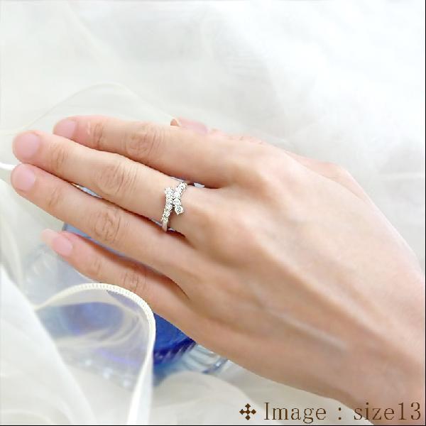 ダイヤモンドリング pt900 pt950 0.5ct テンダイヤモンド リング 指輪 