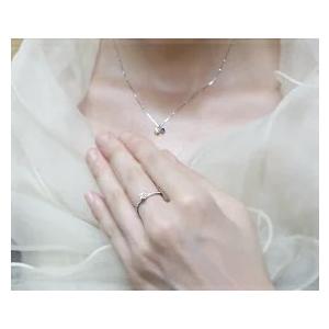 ダイヤモンドリング 中央宝石研究所 鑑定書 K18YG PG WG 0.47ct ハートカット エタニティリング『極細美』SI〜VSクラス H〜Eカラー 無色透明 ハートシェイプ_8