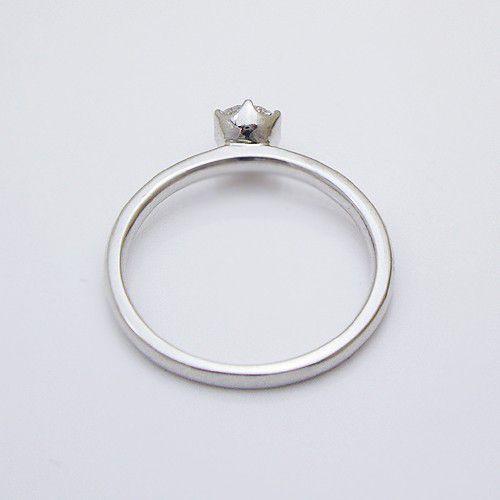 ダイヤモンドリング 中央宝石研究所鑑定書付 pt900 pt950 0.3ct 一粒