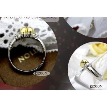 ダイヤモンドリング K18/PT900 0.2ct ハート ダイヤモンドリング Conbination 0.2カラット SIクラス F〜Dカラー GOODUP｜lugejewelry｜05