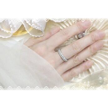 ダイヤモンドリング【完全無色透明Fカラー・高級台座無垢使用】pt950 0.77ct エタニティリング『Eternity』SIクラス F〜Dカラー 無色透明 GOOD〜VERYGOOD_12