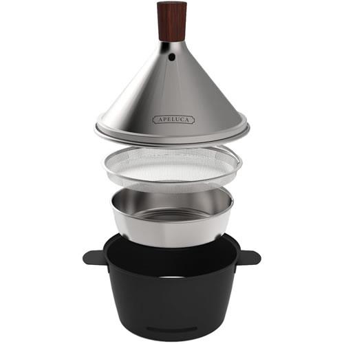 送料無料/新品 APELUCA アペルカ テーブルトップスモーカー 燻製 BBQ 燻製器 APELUCA テーブルトップスモーカー 日本製（ スモーカー