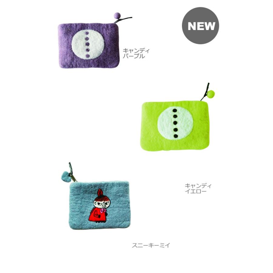 KLIPPAN（クリッパン） ふわもこ フェルト ポーチ スニーキーミイなど
