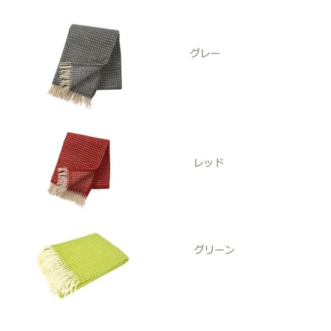 【未使用品】KLIPPAN_クリッパン_ ウールスローケット_リーフ KLIPPAN/クリッパン スロー キルト ベージュ | サステナブル